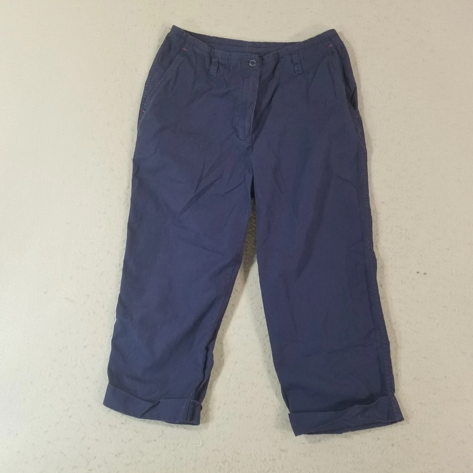 Ralph Lauren capri pants women's 6p blue cotton