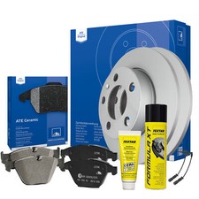 ATE CERAMIC Bremsensatz + Ceratec + Bremsenreiniger + WK MERCEDES SL R230 300