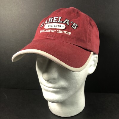 Cabelas Backcountry Certified 1961 Hat Adjustable Strap Back Baseball Dad Cap