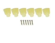 Kluson Tuner Button Set For Revolution & Plus Tuners pearl keystone plastic