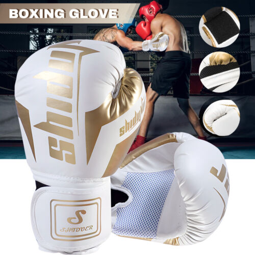 Pro Boxing Gloves Sparring Mitts Muay Thai Punching bag Kickboxing MMA Training - Picture 24 of 58