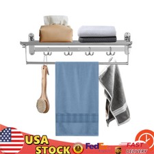23.6  Towel Racks Stainless Steel Towel Rails With Hooks For Bathrooms Kitchens