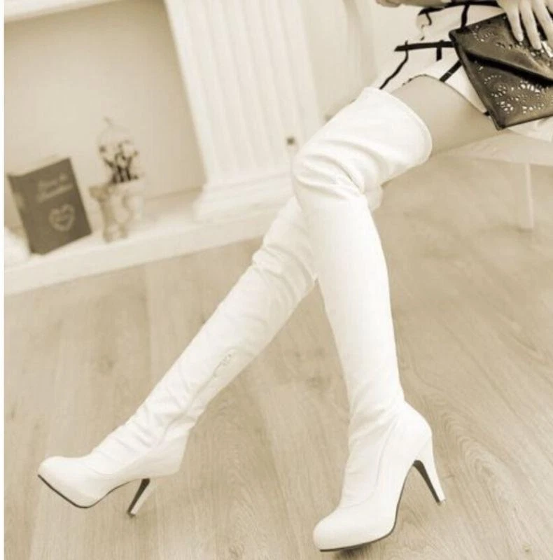 Sexy knee hotsell high heels
