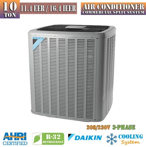 Daikin 10 Ton 16.4 IEER Commercial Central AC Condenser Two-Stage 208 ...