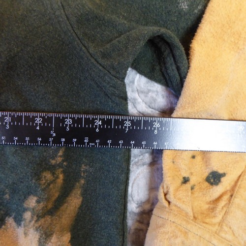 Field & Stream Shirt Men XL Green Bleached Button Up Flannel Heavyweight Chamois - Picture 10 of 17