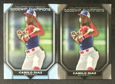 2024 Upper Deck Goodwin Champions Camilo Diaz #90 Base & Glossy Black (Baseball)