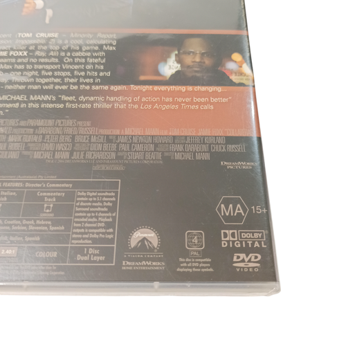 Collateral DVD American Action Thriller Tax Driver Hostage Hitman Assassin Crime - Picture 12 of 12