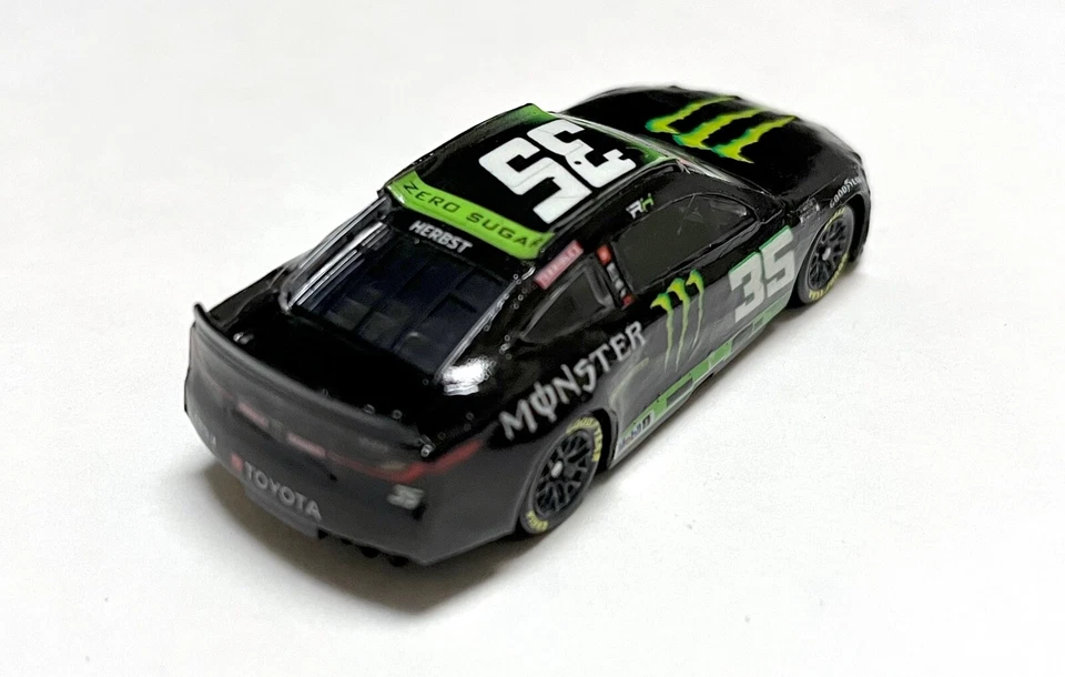 2025 Riley Herbst 35 Monster Green Toyota Camry NASCAR Cup Custom Diecast 1/64 - Image 3 of 4