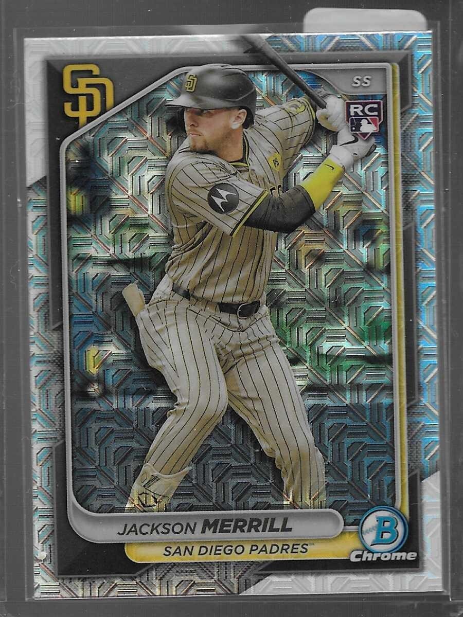 JACKSON MERRILL 2024 Bowman Chrome #27 (RC) Mojo Refractor