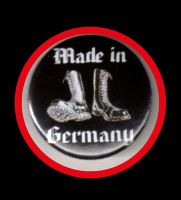 Made in Germany Boots''BUTTON''Oi! Oi! Oi!/Skin/Way of Life/Boots&Braces/Anstecker