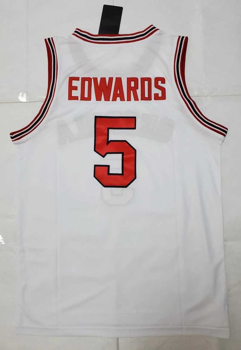 Men Anthony Edwards Georgia #5 Jersey