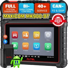 Autel MaxiCOM MK900BT Auto Diagnostic Scanner MK900-BT Tool Up MK808BT PRO 2025