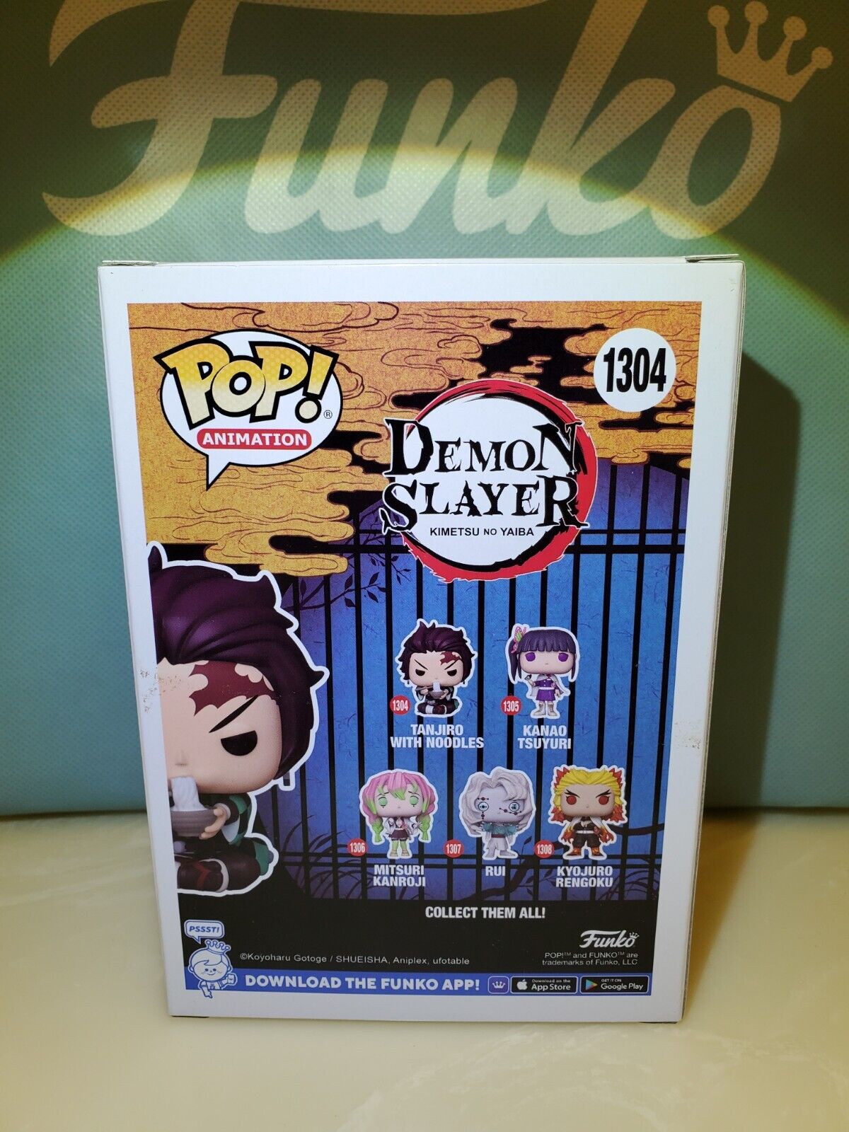 Tanjiro With Noodles #1304 - Demon Slayer Funko Pop! Animation – A1 Swag