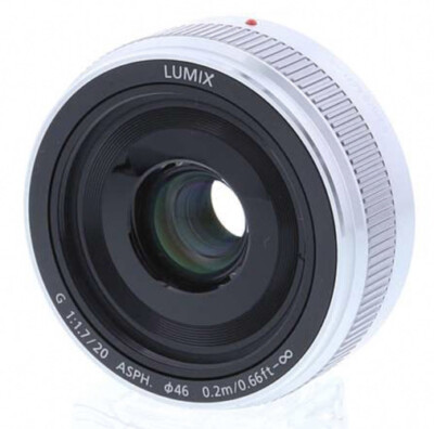 Panasonic Lumix G 20mm f/1.7 II Aspherical AF G Lens Silver Made