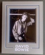 David Bowie Signed Autographed Matted 8x10 Photo BAS Certified
