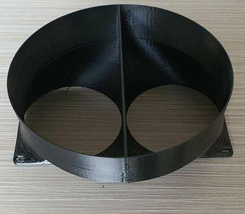 Dual Fan Shroud for 200mm duct, Antminer S17,S19j,E9,L7,D7,K7,Z9,Z15,DR5,T17,T19 - Picture 3 of 6