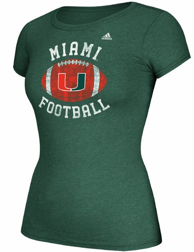 Camiseta Juniors Miami Hurricanes Adidas Calce Ajustado-Día de Juego Doble Arco - Imagen 2 de 4