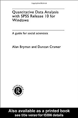Quantitative Data Analysis with SPSS Release 10 for Windows: A Guide for Social - 第 1/1 張圖片