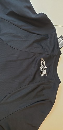 AlpineStars Womens Stella Drop 2 Short Sleeve Bicycle Jersey Black/Plum SM NWT - Picture 9 of 10