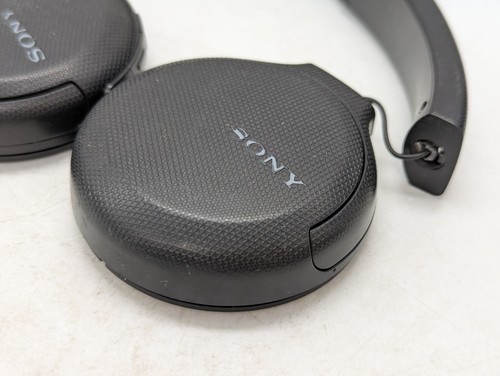 USZKODZONE słuchawki bezprzewodowe Sony WH-CH510 Bluetooth nauszne czarne ZATRZAŚNIĘTE - Zdjęcie 3 z 13