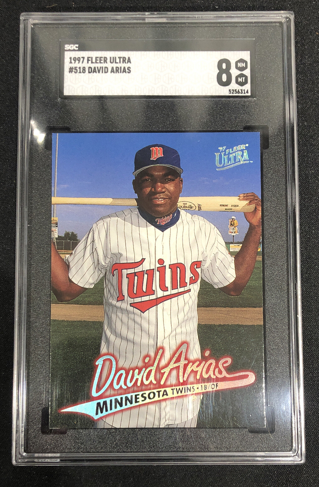 1997 Ultra #518 David Ortiz RC SGC 8 Minnesota Twins