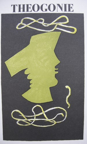 Georges Braque Cartel Maeght Teogonie Litografía Original 1959 Maestros de l'Ecole - Imagen 2 de 2