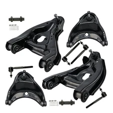 For Chevy C1500 C2500 10Pcs Front Upper Lower Control Arms Tie Rods Suspension