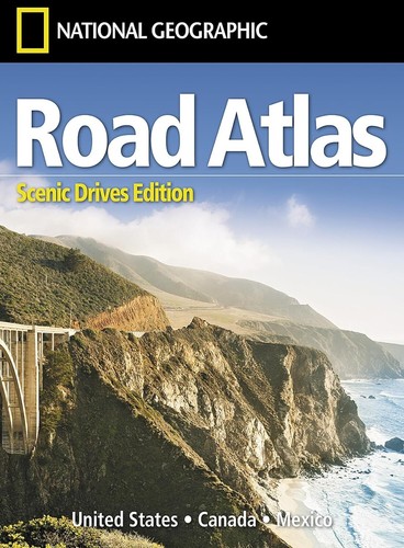 Road Atlas 2025: Scenic Drives Edition United States, Canada, Mexico Paperback - Picture 1 of 3