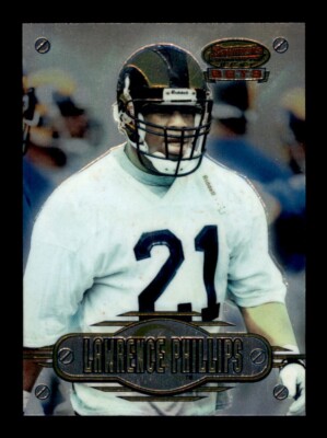 1996 Bowman's Best Bets Lawrence Phillips #BB2 Rookie RC St. Louis Rams Nebraska