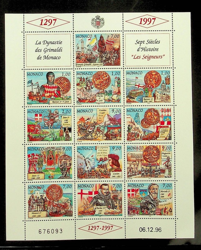 MONACO Sc 2023 NH ISSUE OF 1997 - KINGS - (DL24)