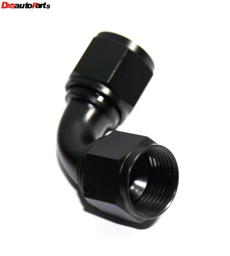 (one) AN12 Female to 12AN AN-12 Female 90 Degree Flare Swivel Fitting Adapter - Picture 3 of 6