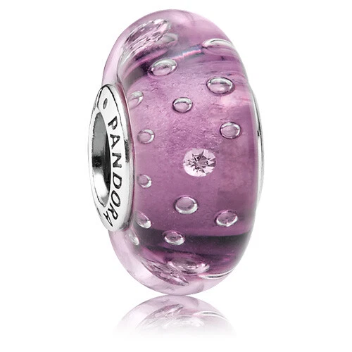 Pandora purple murano charm new arrivals