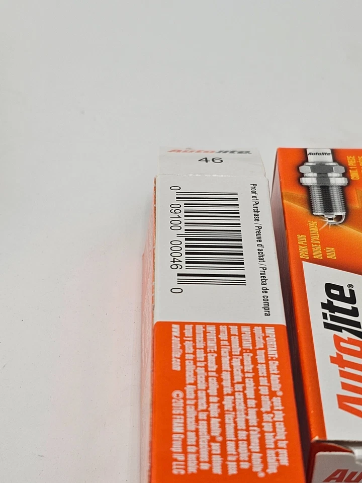 (CANTIDAD 8) Bujía Autolite Resistencia Cobre 46 para Ford Fairmont 1983 Foto 4 de 4