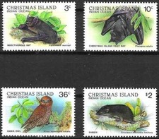 Timbres Animaux Christmas 236/239 ** (73209FB) - cote : 11 €