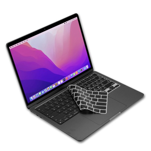 XSKN US EU Russian Silicone Keyboard Cover for 2022-2025 Macbook Air 13.6/15.3 - Picture 4 of 19