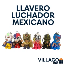Llavero Luchador Mexicano Miniatura | Mexican Wrestler Keychain Gift