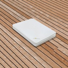 Oceansouth Hinged Type Boat Cushions Bench Seat Length 18" x Width 12" - White