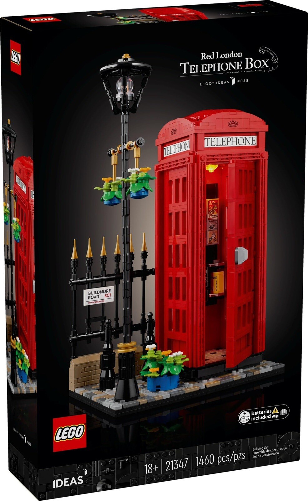 LEGO Ideas Collezionisti 21347 Cabina telefonica rossa di Londra NUOVO