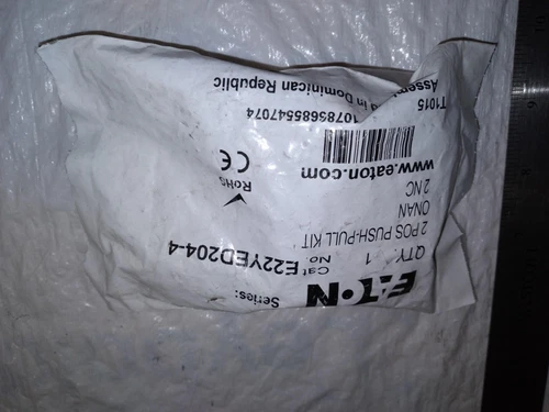 EATON E22YED204-4 2 POS PUSH-PULL KIT