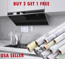 10ft Self Adhesive PVC Wallpaper Roll Marble Paper Peel Stick Kitchen Countertop