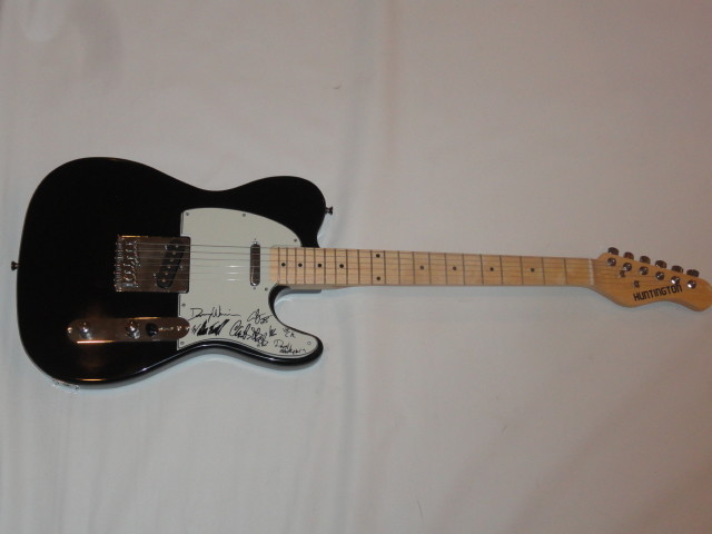 CAROUSEL KINGS SIGNED ELECTRIC GUITAR DAVID ALEXANDER ALL 5 VERY RARE JSA COA