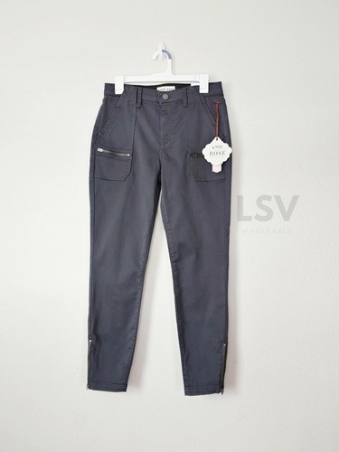 Knox Rose Women Washed Black Cargo 
