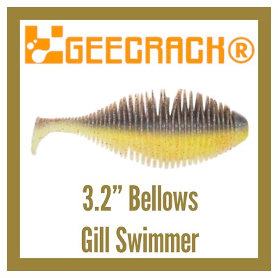 Geecrack Bellows Gill Swimmer 3.2'' - Choose Color