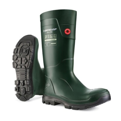 Dunlop TerraPro Safety Wellington Boots Mens Industrial Farm Steel