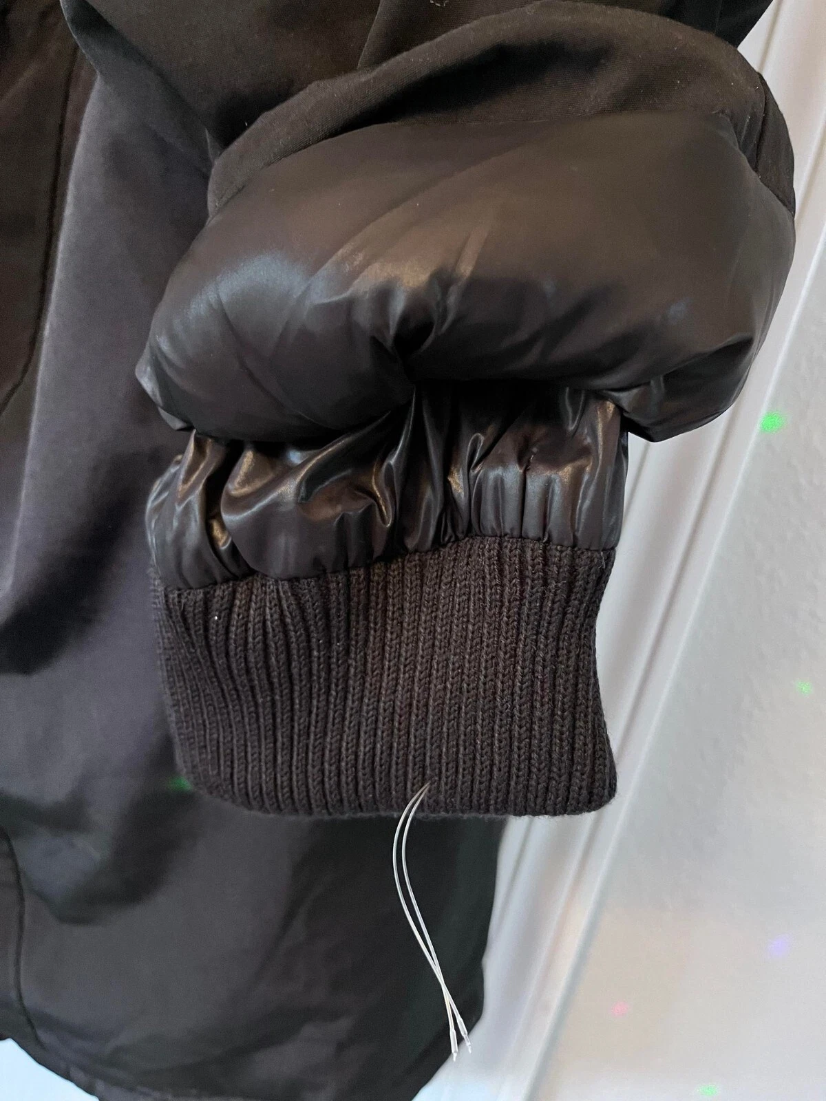 Giacca invernale donna Michael Kors lunghezza media cappuccio taglia 3X nero nuova