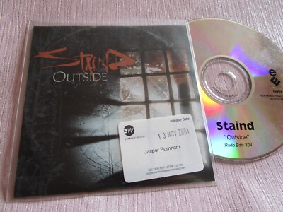 Staind Outside (Radio Edit) Flip Records, Elektra Records Promo CD Single