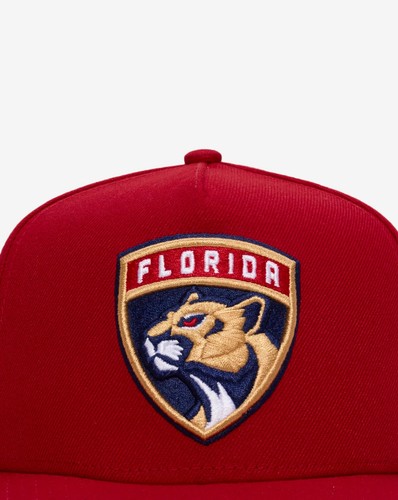 Florida Panthers Hat Red NHL New Era A Frame 9Forty Forty Snapback Hat NWT NEW - Picture 4 of 7