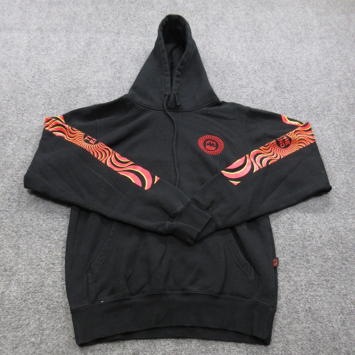 90s SPITFIRE WHEELS パーカー Vintage 初期 レア VINTAGE Spitfire Wheels Sweater Mens Small Green Tie Dye