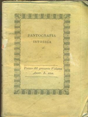 HISTORISCHER STROMABNEHMER VOL. XXXI ALTE BÜCHER/MODERNISIERT BERNARDO BELLINI