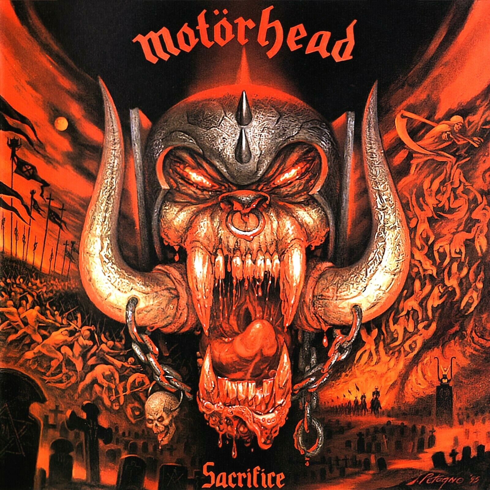 Motorhead Iron Fist 12x12 Album Cover Replica Poster Print